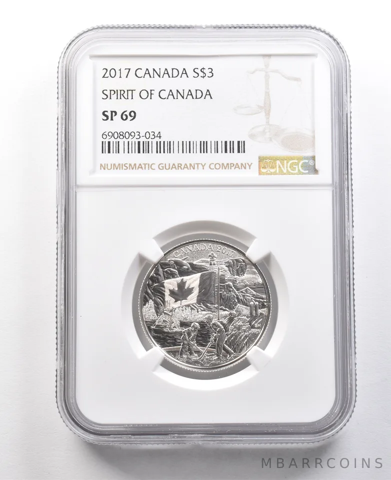 2017 Canada 3 Dollars Silver Spirit Of Canada SP69 NGC *8417