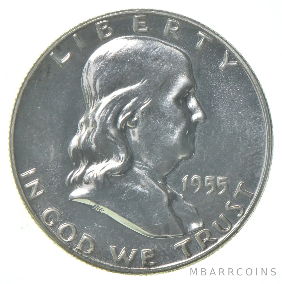 1955 Proof Franklin Half Dollar 90% Silver