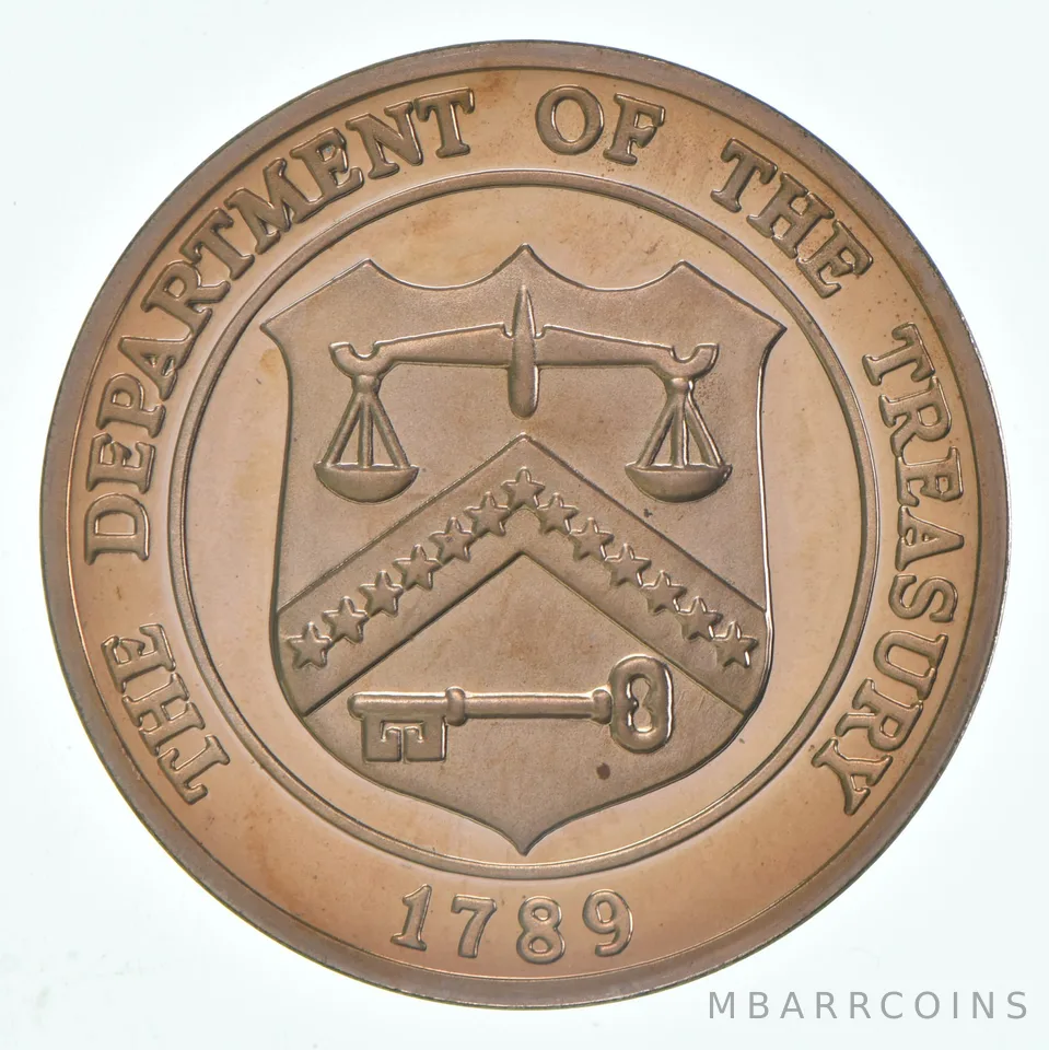 Department Of The Treasury 1789 US Proof Set Token Medal
