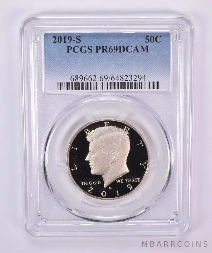2019-S Kennedy Half Dollar PR69 DCAM PCGS Blue Label