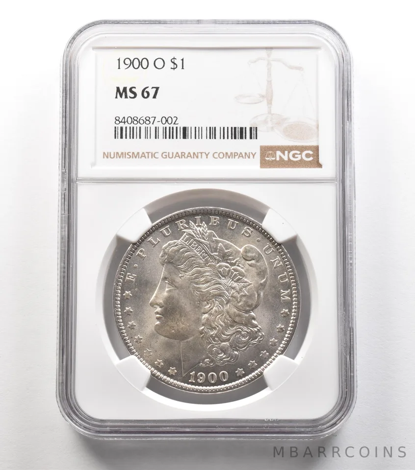 1900-O Morgan Silver Dollar MS67 NGC *5657