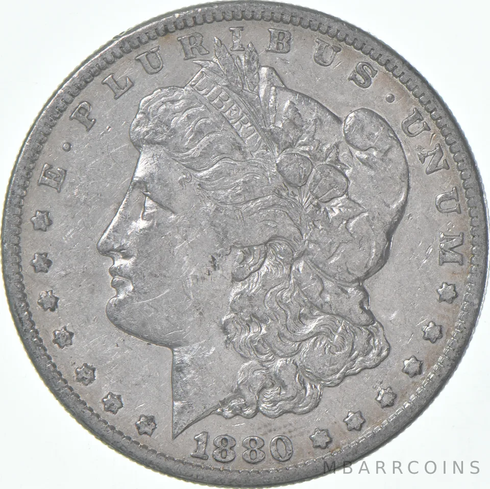 XF 1880-S Morgan Silver Dollar (1 coin)