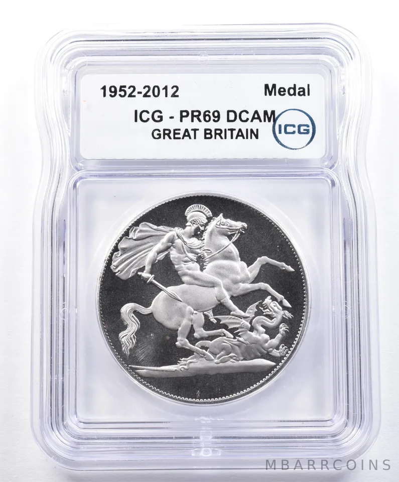1952-2012 Great Britain Medal Elizabeth II PR69 DCAM ICG *1611