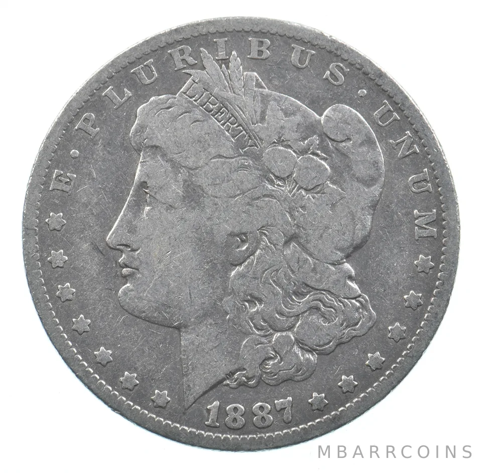 Early - 1887-O Morgan Silver Dollar - 90% US Coin *865
