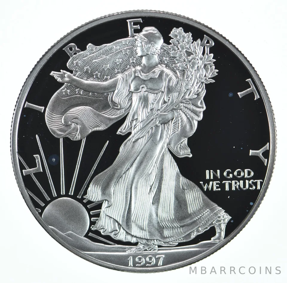 1997-P American Silver Eagle Proof Coin 1 Oz
