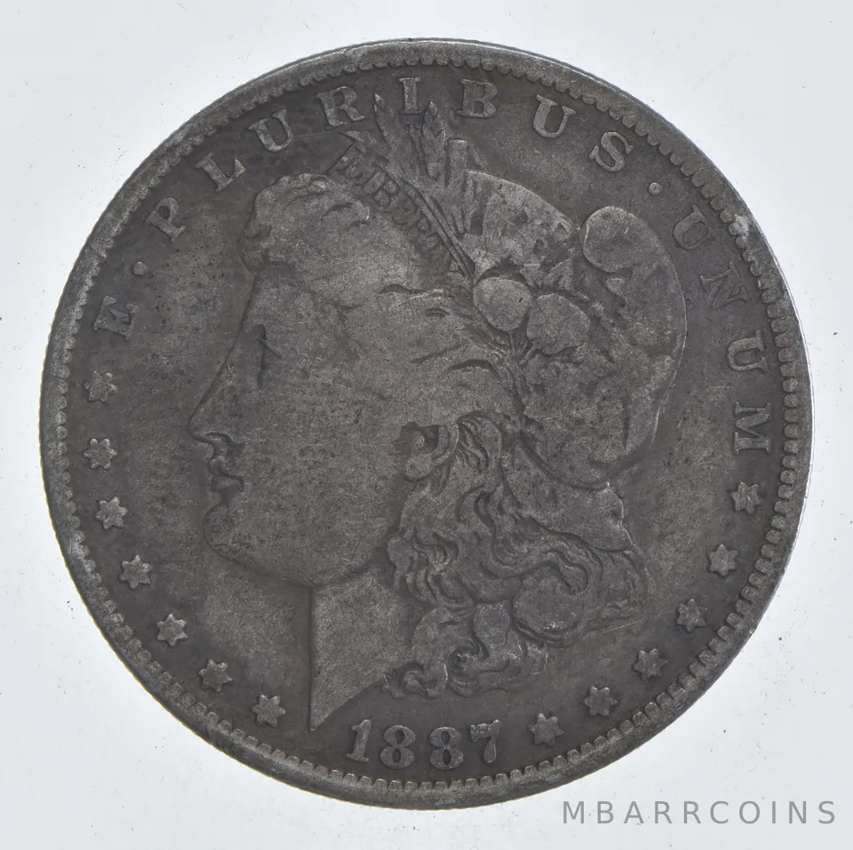 Early - 1887-O Morgan Silver Dollar - 90% US Coin *877