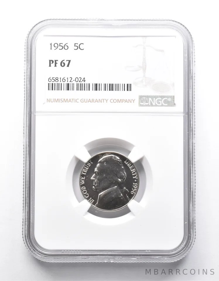 PF67 1956 Jefferson Nickel NGC *9893