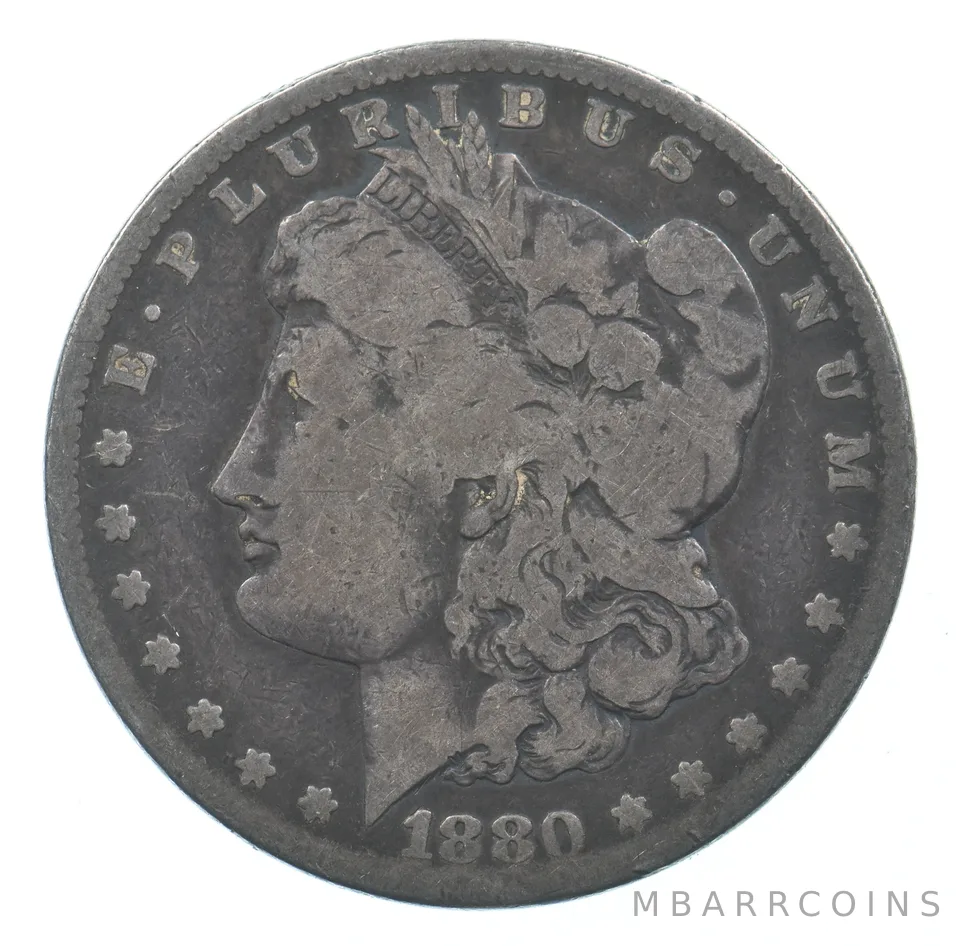 Early - 1880-S Morgan Silver Dollar - 90% US Coin *804