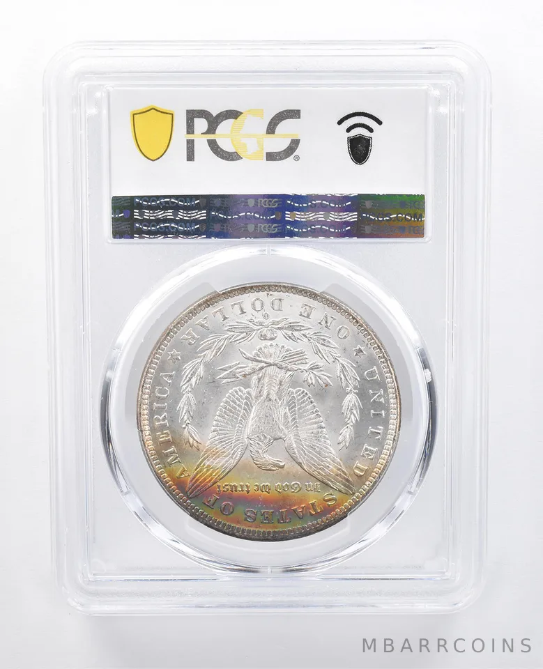 1884-O Morgan Silver Dollar MS64 PCGS Peripheral Tone *8021