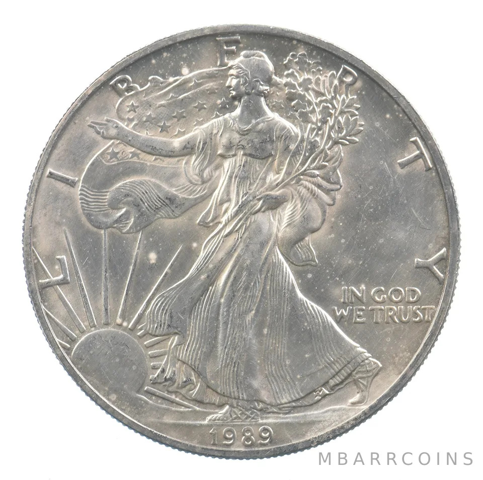 Better Date 1989 American Silver Eagle 1 Troy Oz .999 Fine Silver *887