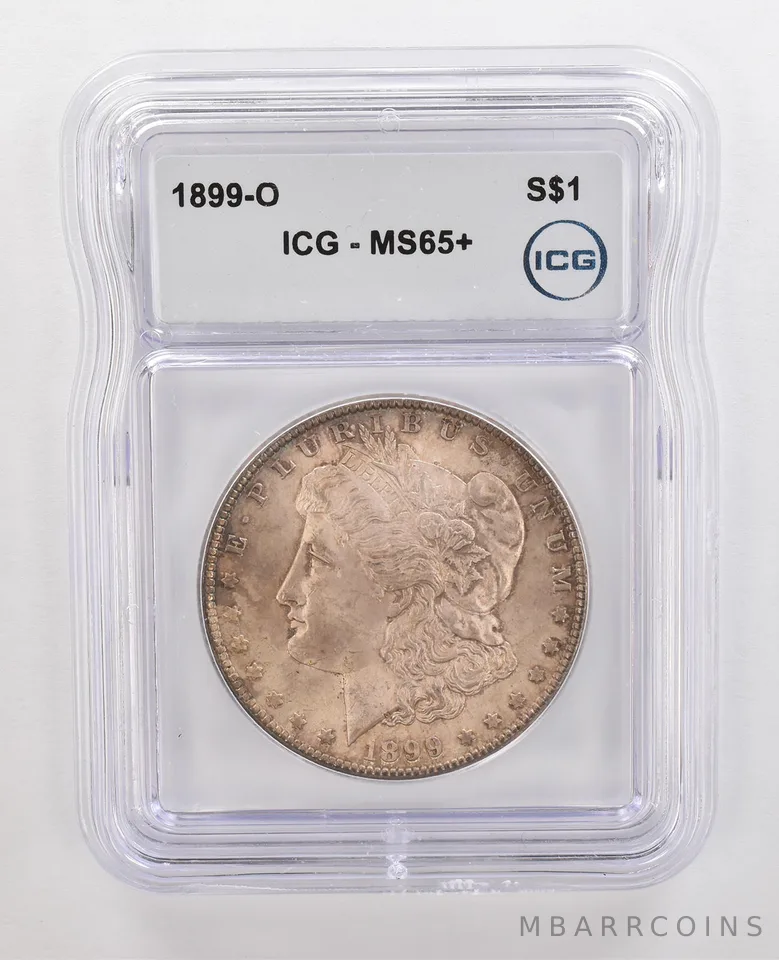 1899-O Morgan Silver Dollar MS65+ ICG Beautiful Tone *4363