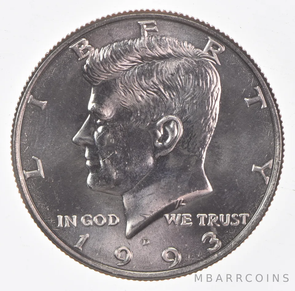 1993-D Kennedy Half Dollar Clad Unc
