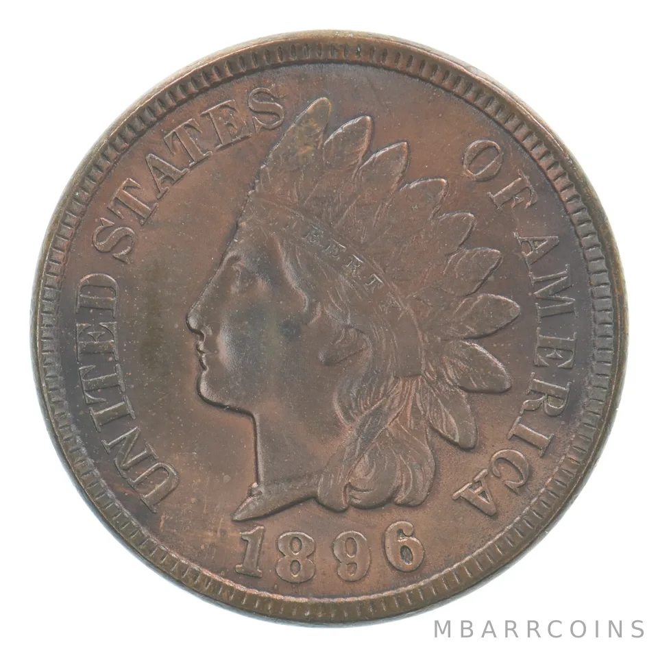 1896 Indian Head Cent Beautiful Tone *4198