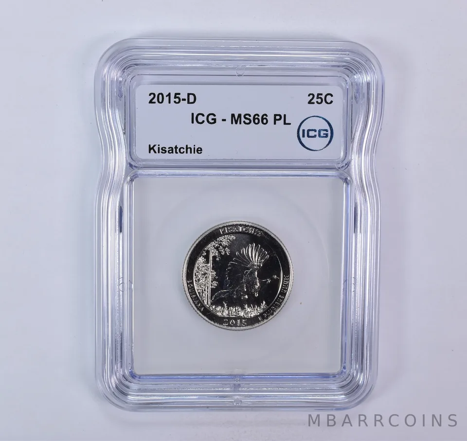 2015-D Washington Quarter ATB Kisatchie MS66 PL ICG