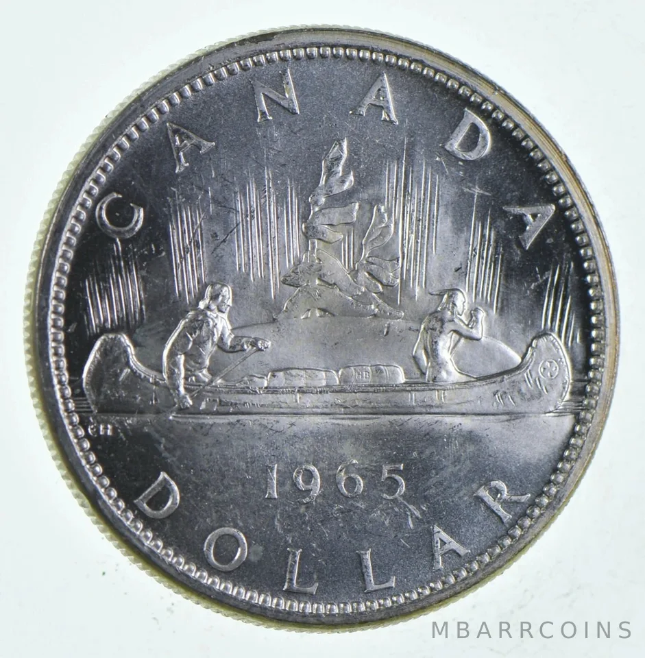 (1) 1953-1967 Canada 80% Silver Canadian Silver Dollar - Random Date