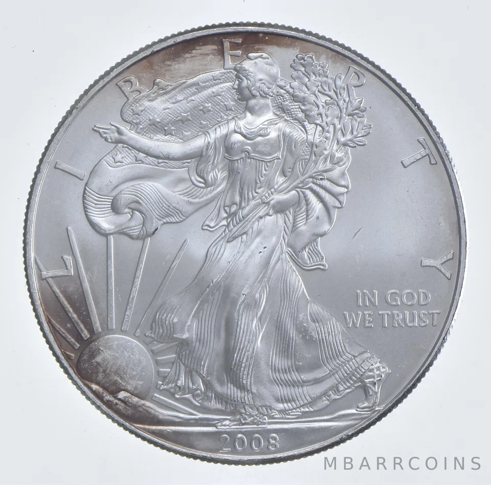 Better Date 2008 American Silver Eagle 1 Troy Oz .999 Fine Silver *528