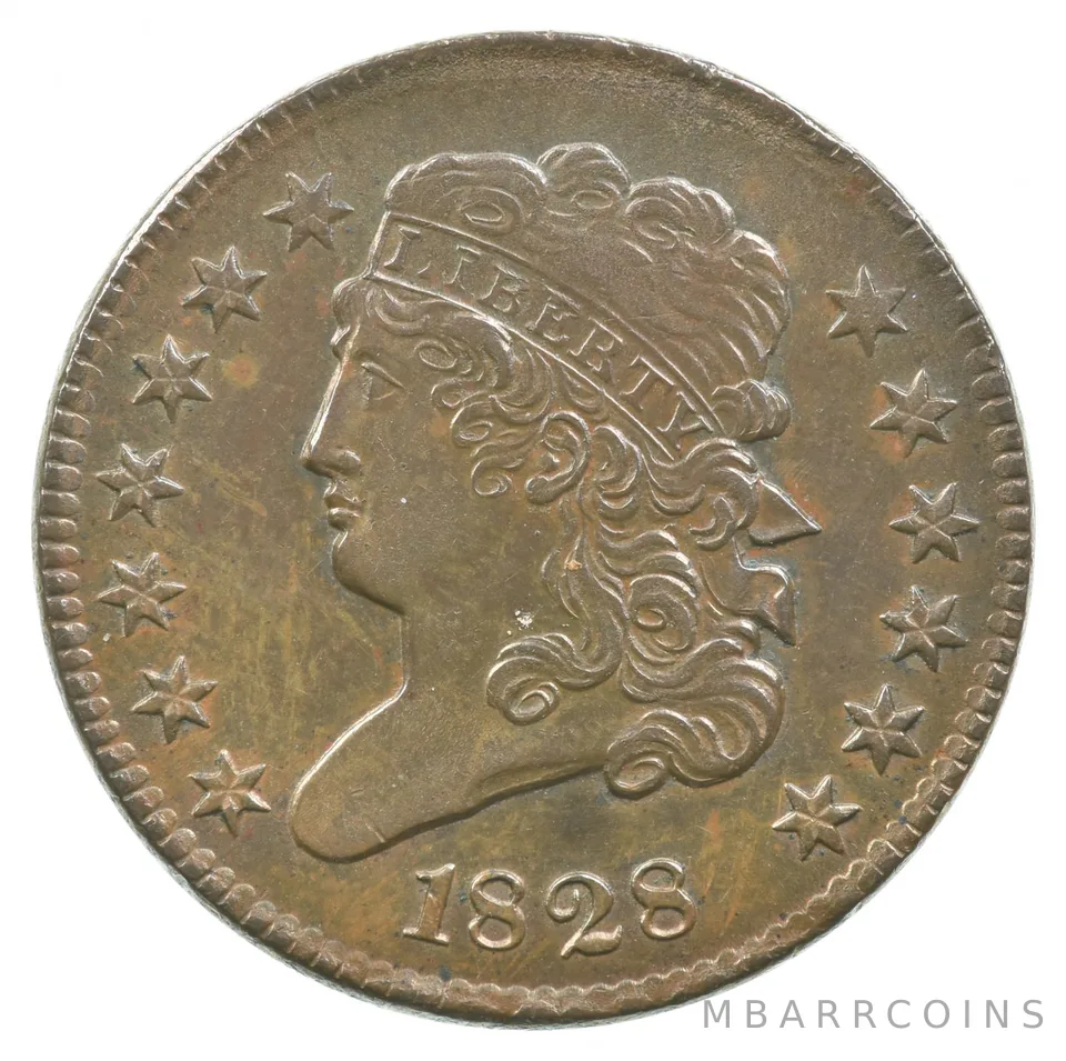 1828 Classic Head Half Cent a1859