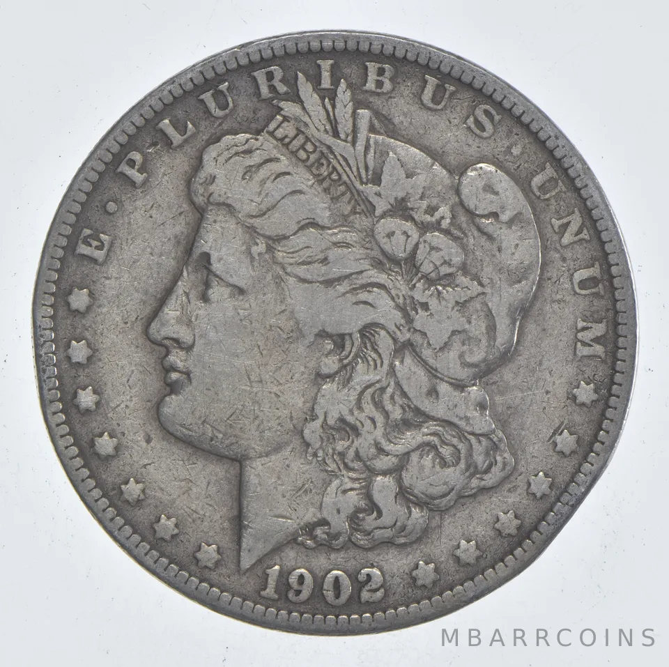 Early - 1902 Morgan Silver Dollar - 90% US Coin *824