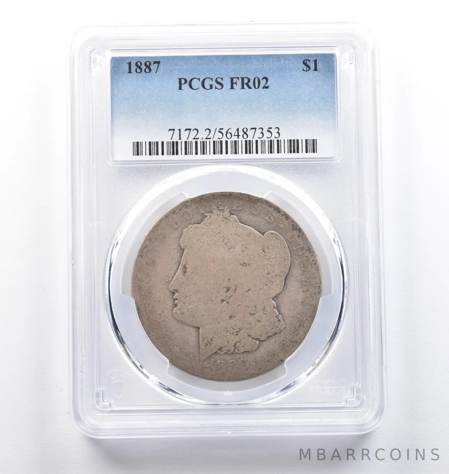 1887 Morgan Silver Dollar FR02 PCGS Lowball