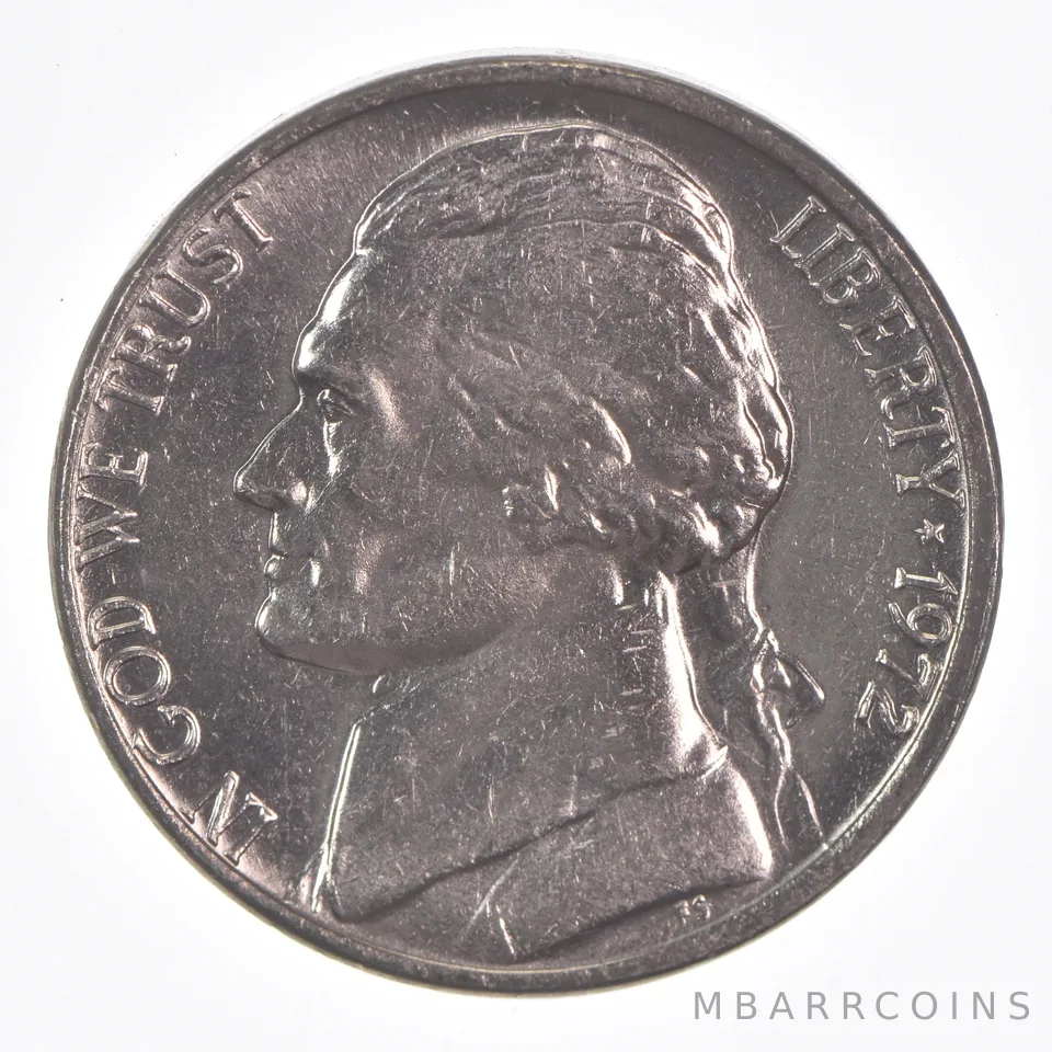 1972-(P) Jefferson Nickel Unc