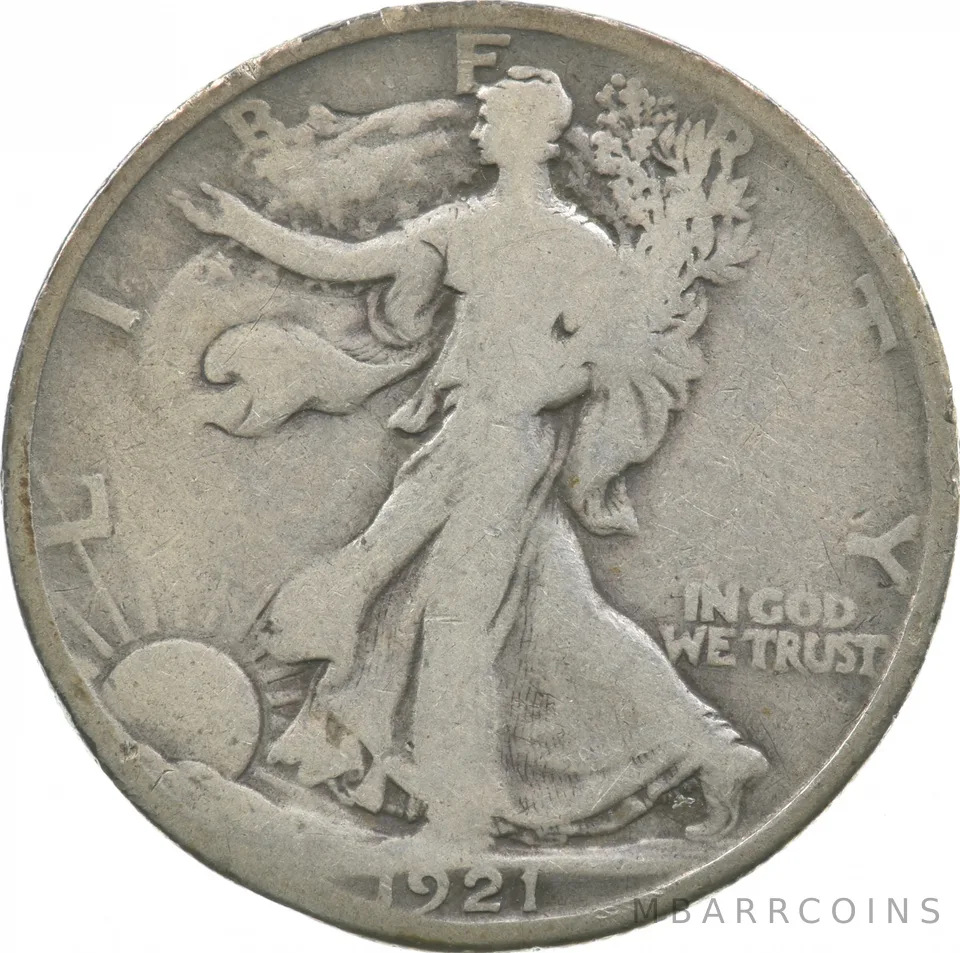 1921-D Walking Liberty Half Dollar a2809