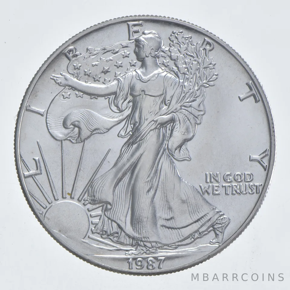 Better Date 1987 American Silver Eagle 1 Troy Oz .999 Fine Silver *739