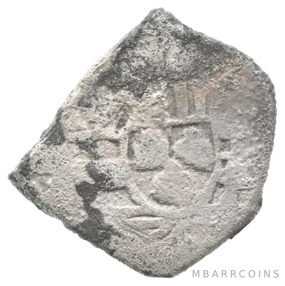 No Date Mexico 2 Reales Shipwreck Coin 5.9g *9613