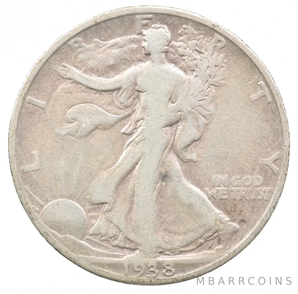 1938-D Walking Liberty Half Dollar a6743