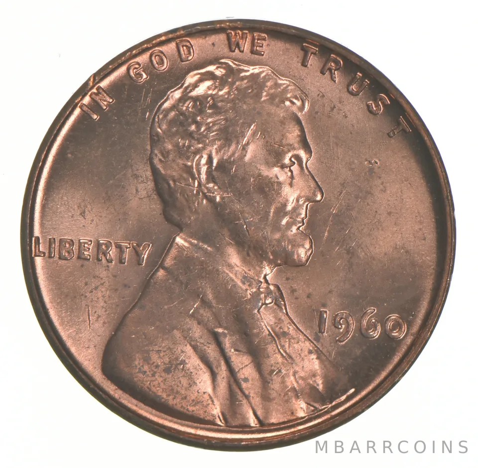 1960 Small Date Gem BU Lincoln Memorial Cent - SM Date!