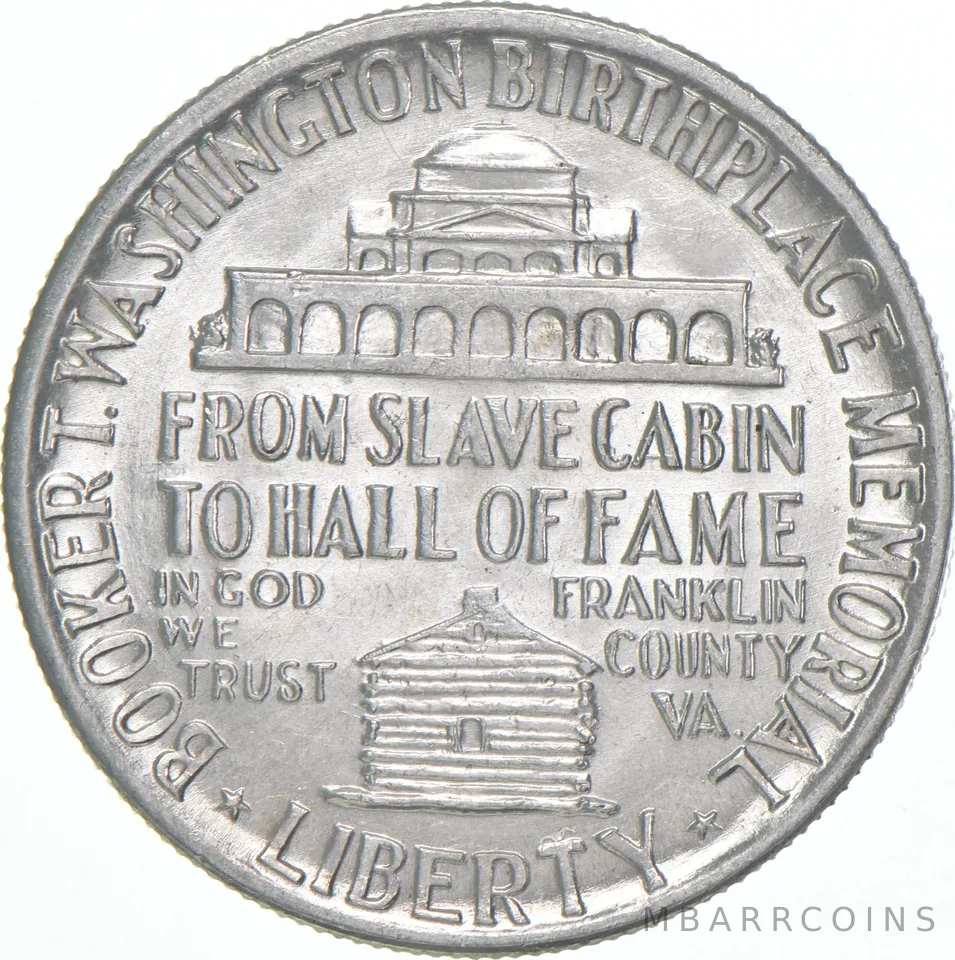 AU 1951 Booker T Washington Memorial Commemorative Half Dollar