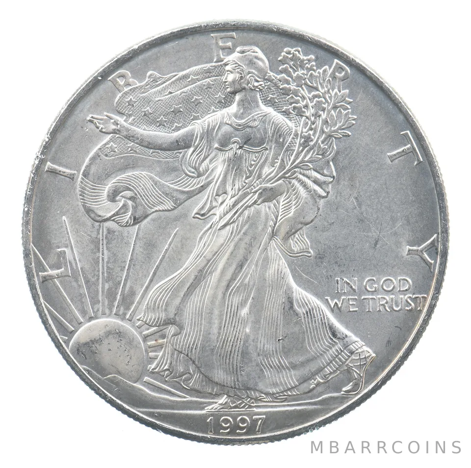 Better Date 1997 American Silver Eagle 1 Troy Oz .999 Fine Silver *764