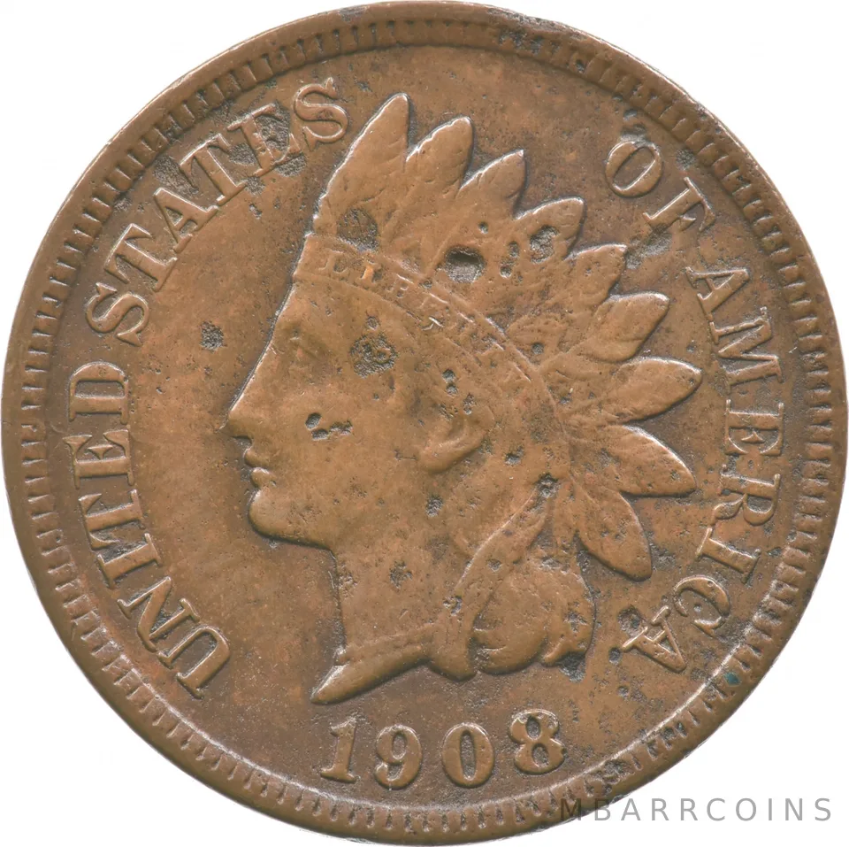 1908-S Indian Head Cent *4369