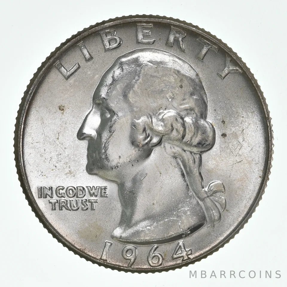 1964-D Washington Quarter- Great Tone *4245