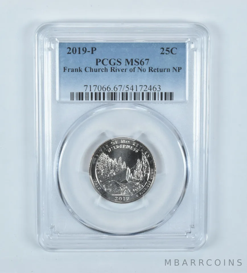 2019-P Washington Quarter ATB Frank Church River MS67 PCGS