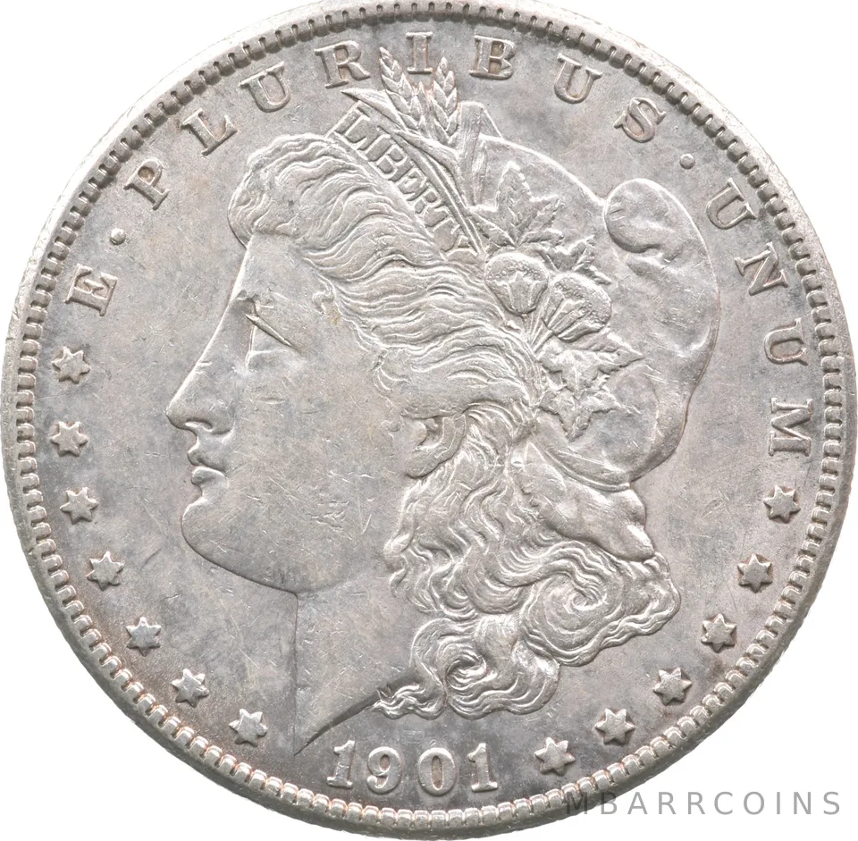 1901-S Morgan Silver Dollar a4558