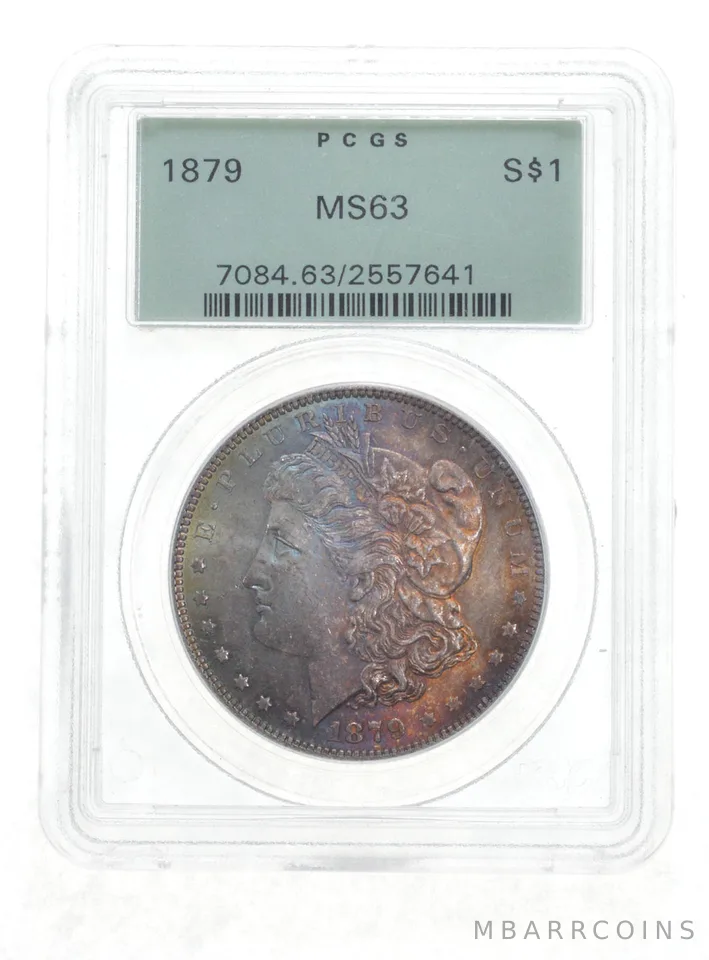 MS63 1879 Morgan Silver Dollar - Graded PCGS *3997