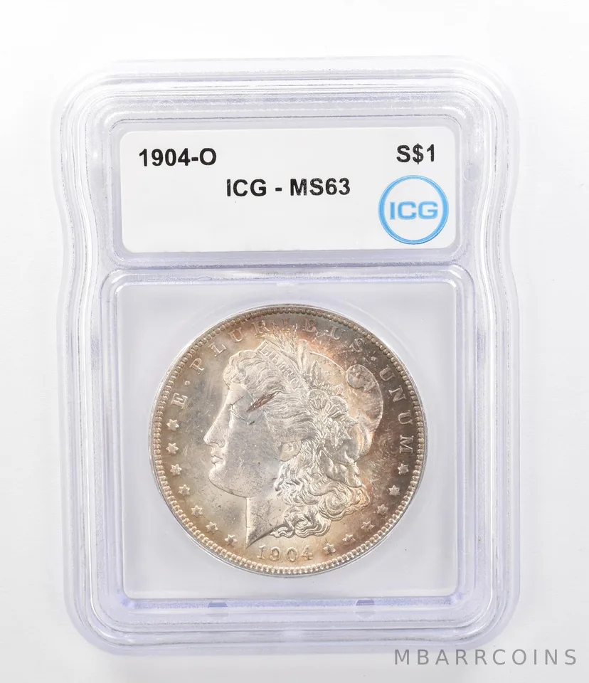 1904-O Morgan Silver Dollar MS63 ICG Beautiful Tone *9775