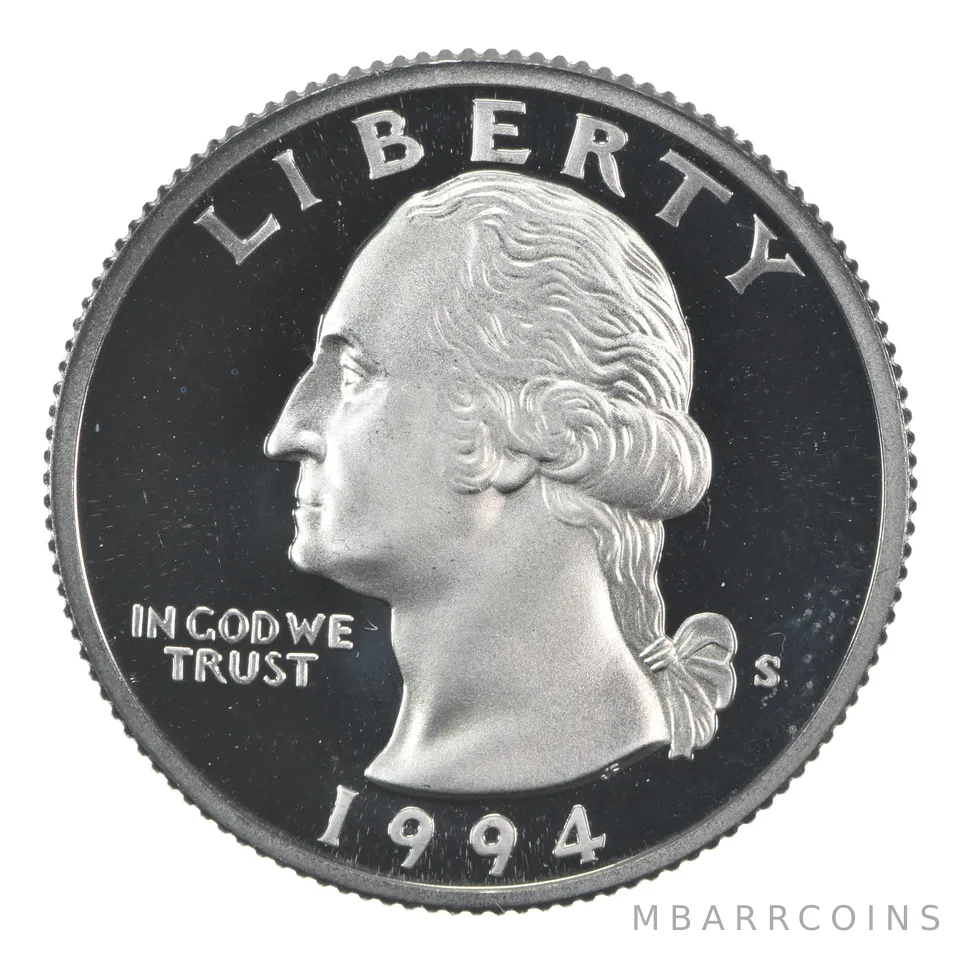 1994-S Washington Quarter CLAD Proof
