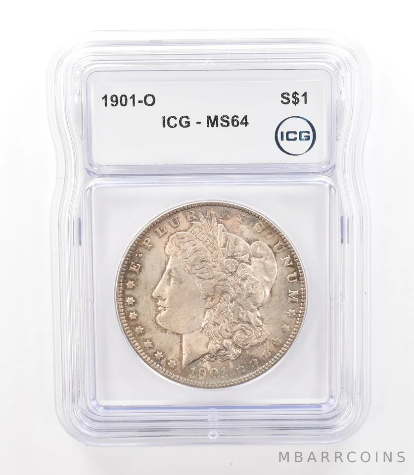 1901-O Morgan Silver Dollar MS64 ICG Beautiful Tone *3144