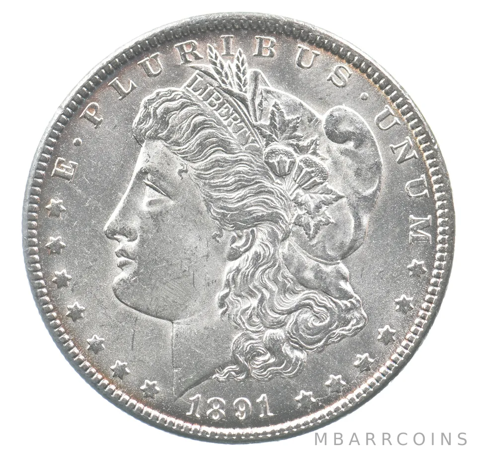 1891-CC Morgan Silver Dollar *9996