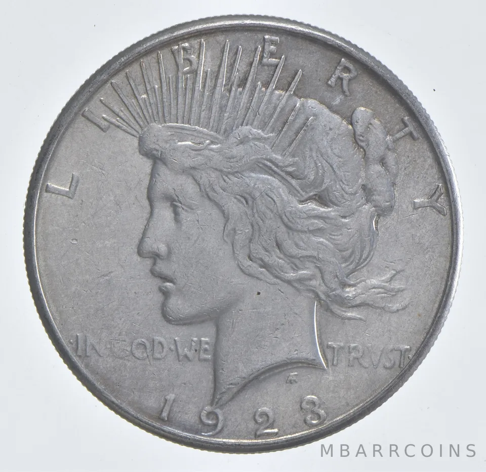 Better - 1923-S Peace Silver Dollar - 90% US Coin *642
