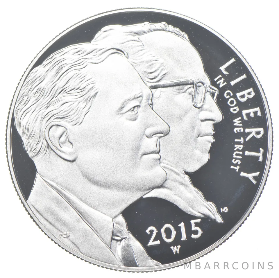 2015-W Proof March of Dimes Commemorative Silver Dollar $1