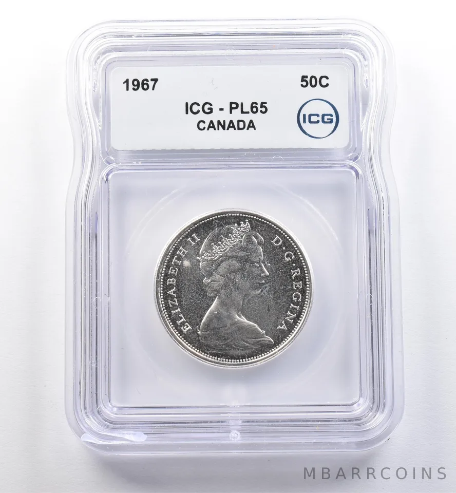 1967 Canada 50 Cents PL65 ICG *0229