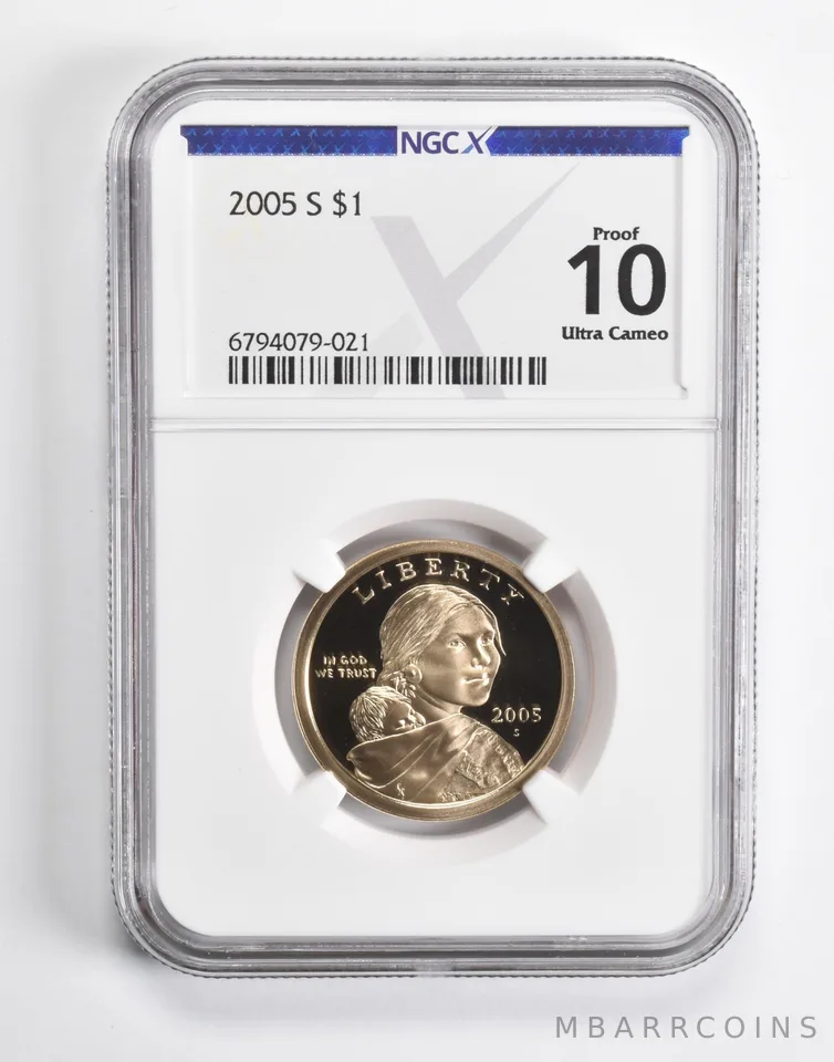 2005-S Sacagawea $1 Proof 10 UCAM NGC X NGCX