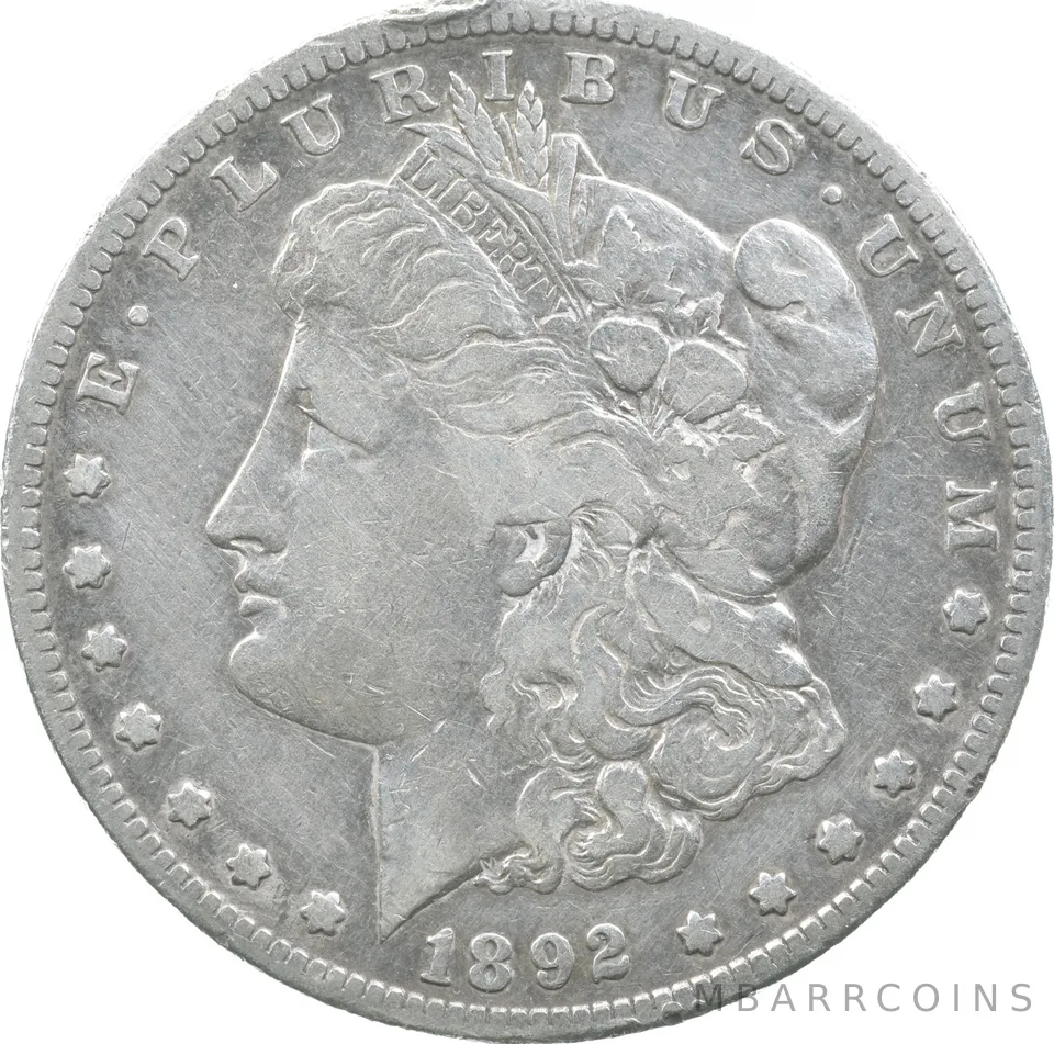 1892-S Morgan Silver Dollar a8730