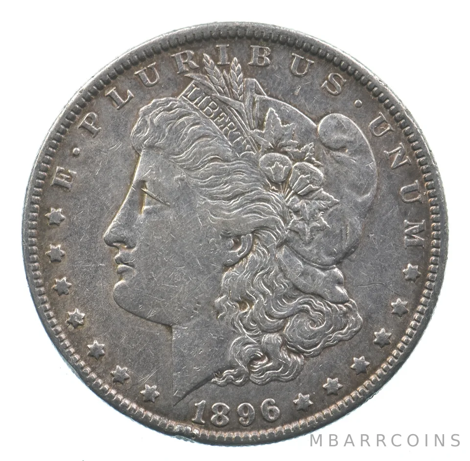 Early - 1896 Morgan Silver Dollar - 90% US Coin *496