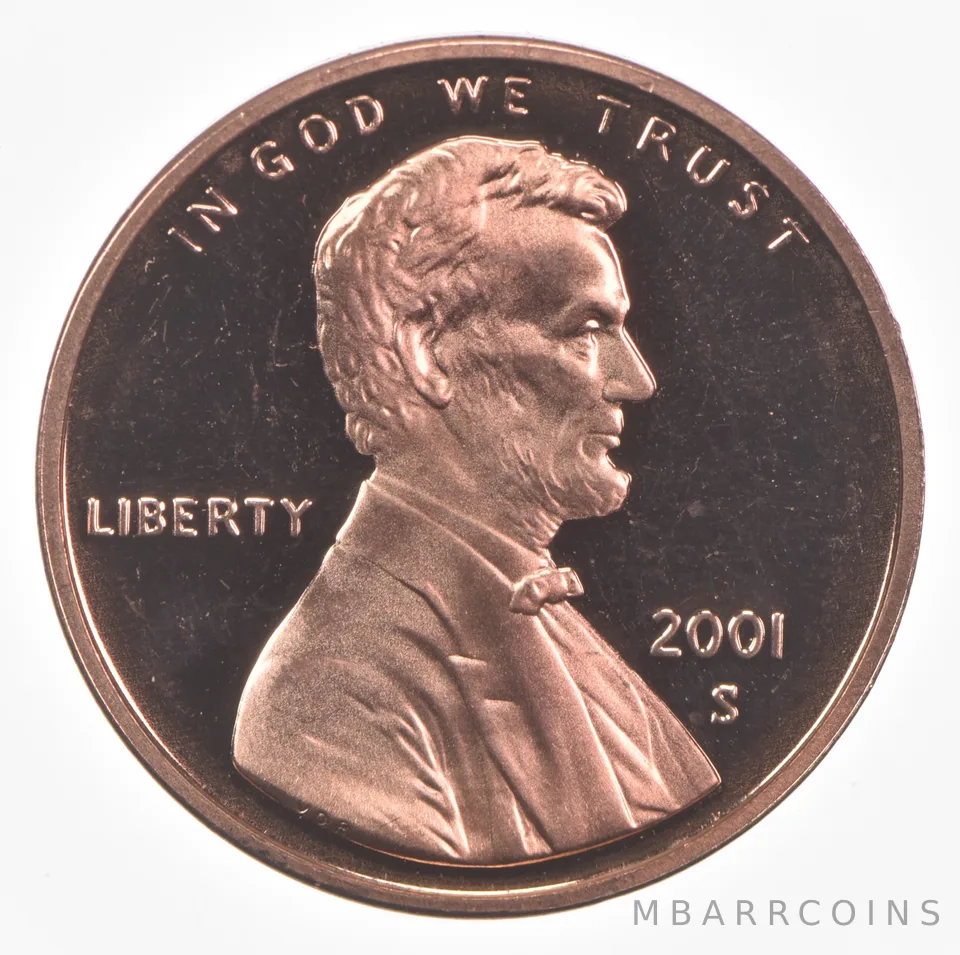 2001-S Lincoln Memorial Cent Proof