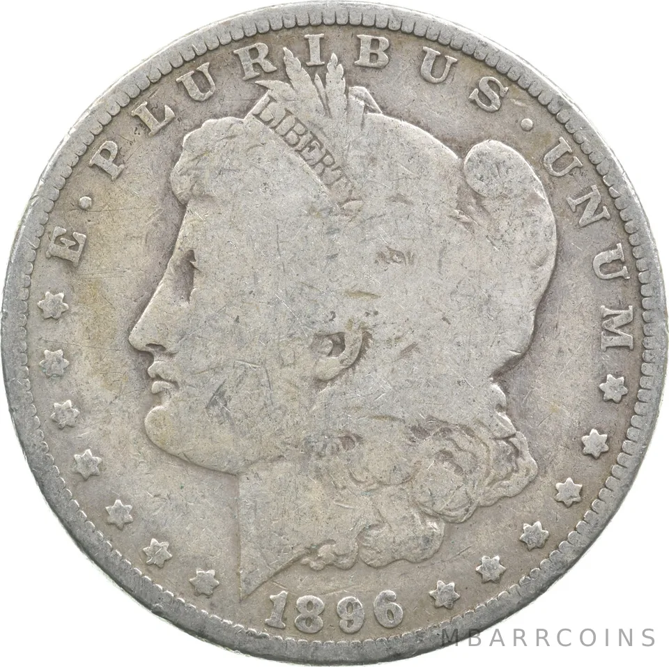 1896-O Morgan Silver Dollar Micro O VAM4 TOP100 Privately Made a3526