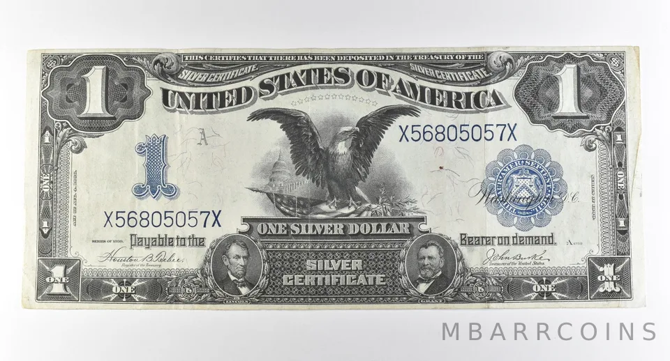 1899 $1 Silver Certificate Large Note Blue Seal *2874