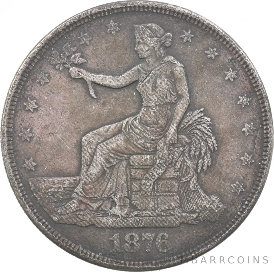 1876-S Seated Liberty Trade Dollar *5555